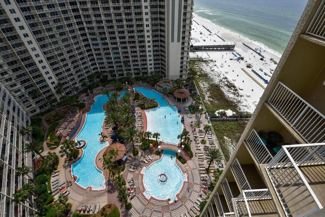Shores Of Panama 1704 - 2 Bedroom Bunk Room Sleeps 8, Updated! Res, Parking Condo Panama City Beach