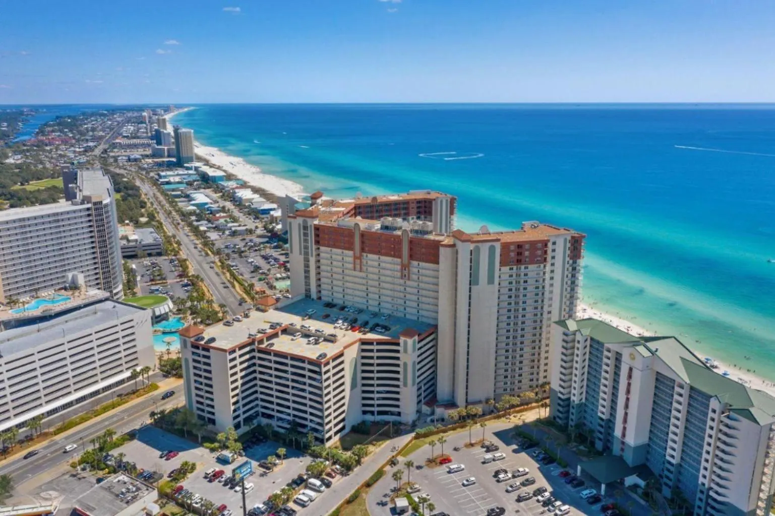 Shores Of Panama 1704 - 2 Bedroom Bunk Room Sleeps 8, Updated! Res, Parking Condo Panama City Beach Apartment