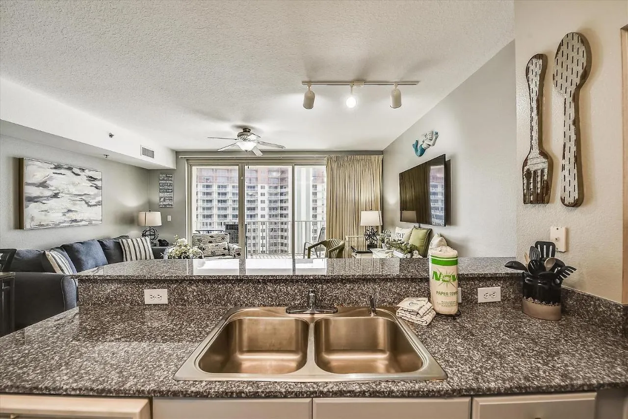 Shores Of Panama 1704 - 2 Bedroom Bunk Room Sleeps 8, Updated! Res, Parking Condo Panama City Beach