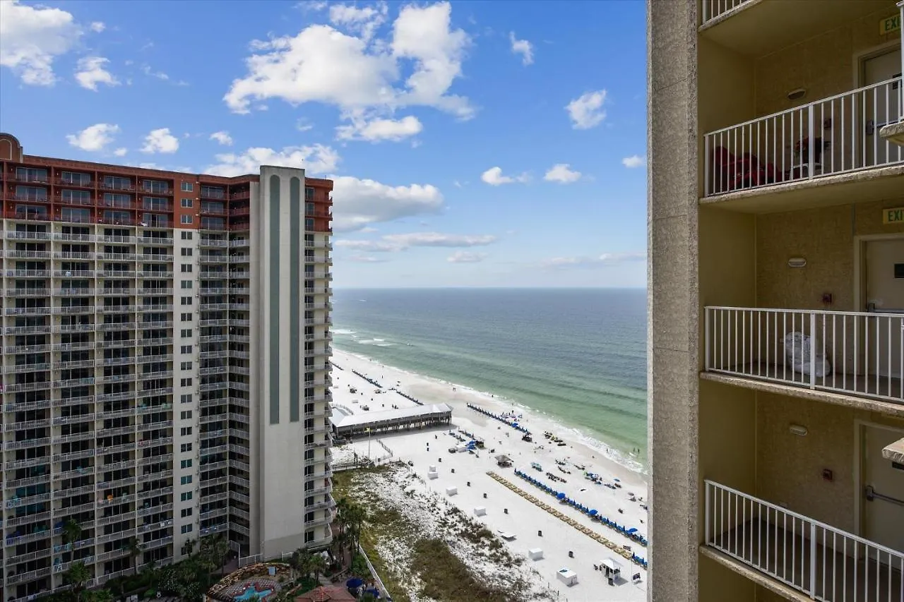 Shores Of Panama 1704 - 2 Bedroom Bunk Room Sleeps 8, Updated! Res, Parking Condo Panama City Beach Apartment