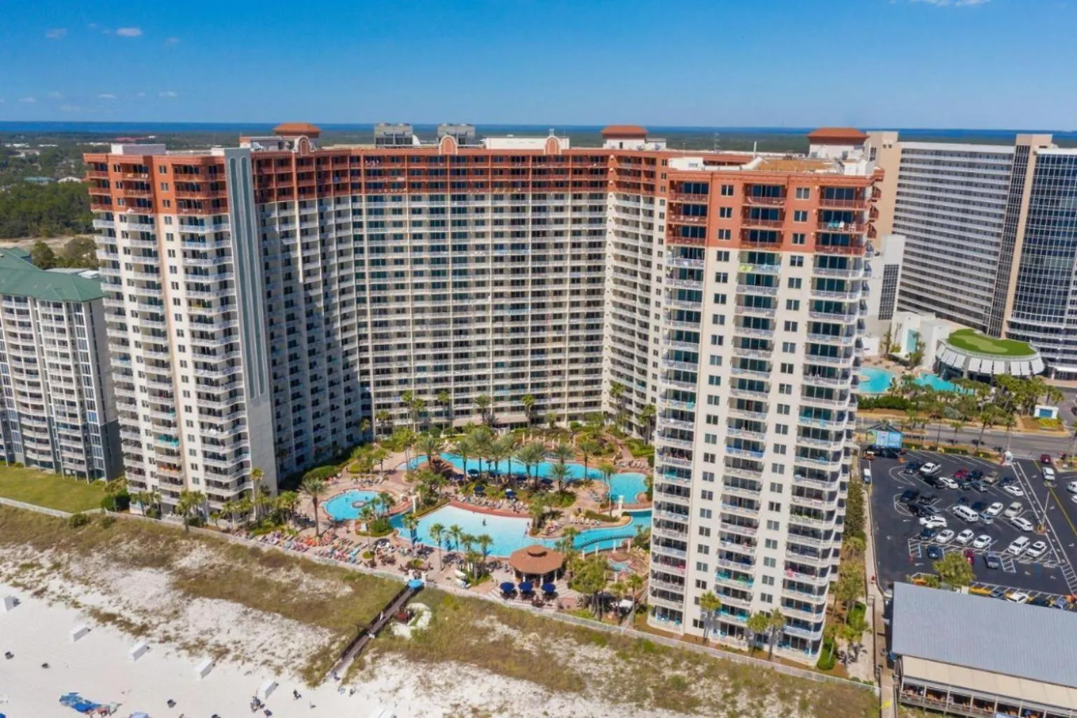Shores Of Panama 1704 - 2 Bedroom Bunk Room Sleeps 8, Updated! Res, Parking Condo Panama City Beach